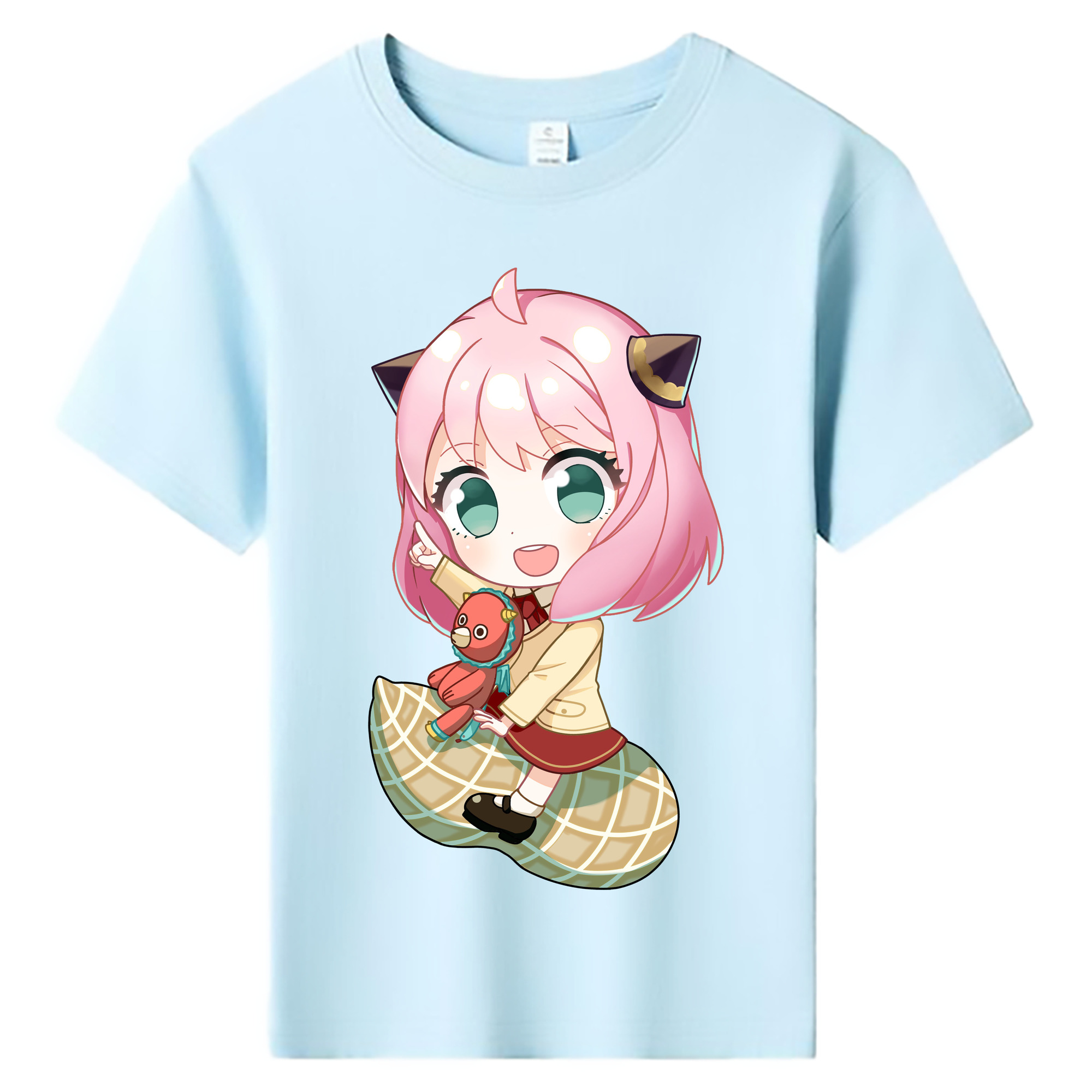 （画像用） SPY×FAMILY间谍家家酒 綿100％キッズTシャツ（フロントプリント）